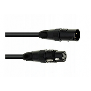 Kabel XLR Męski do XLR Żeński Cord 3 Pin do mikrofon, mixer, equalizer, effector 0,5m