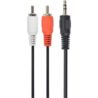 GEMBIRD CCAB-458 kabel mini JACK 3,5mm M / 2x RCA (CINCH) M 1,5m